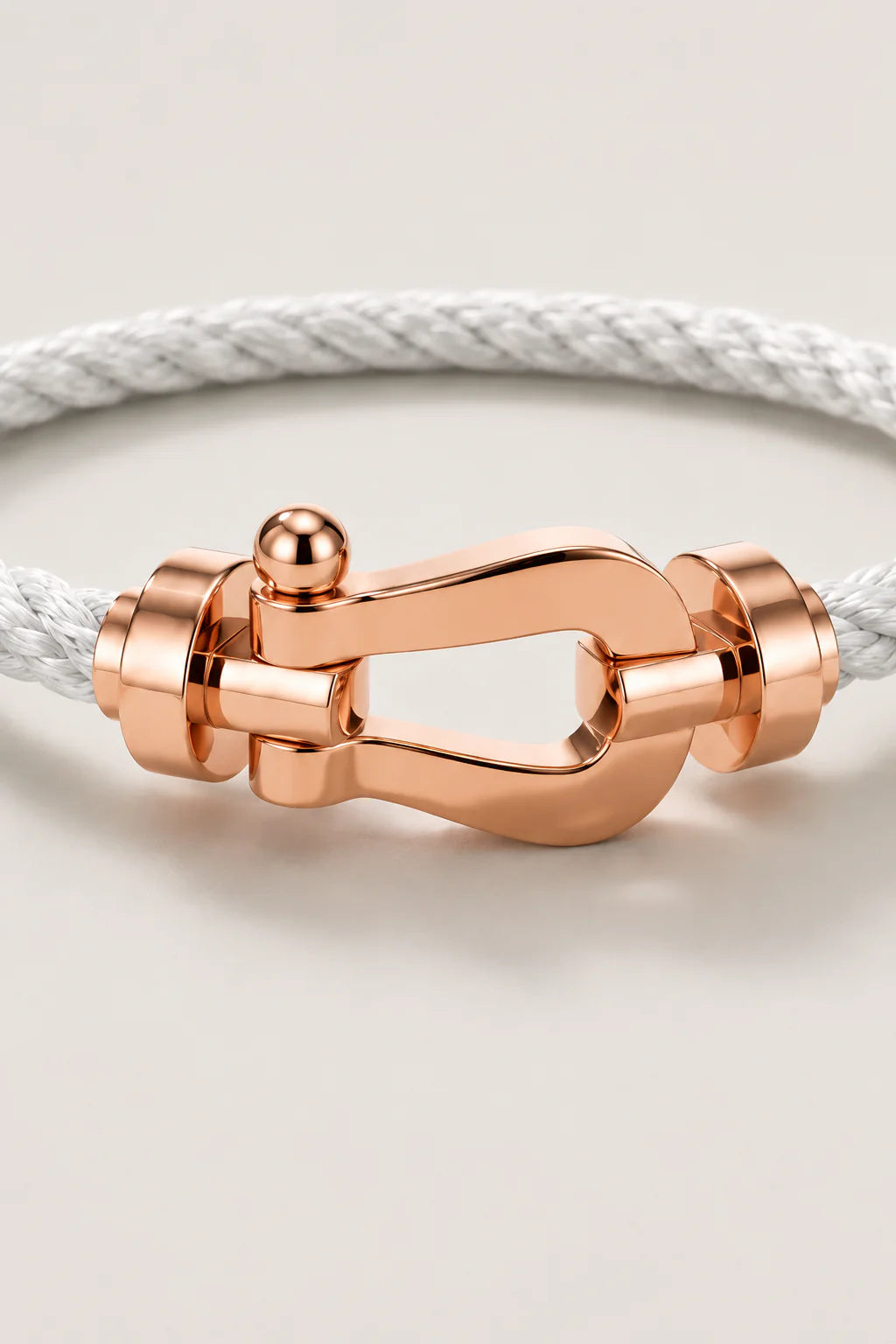 The Riviera White Rose Gold Bracelet