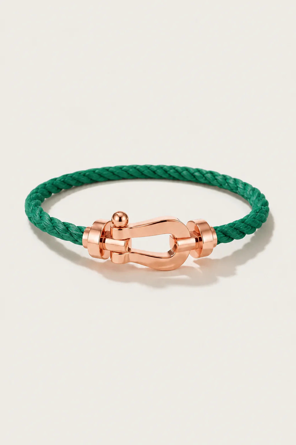 The Riviera Green Rose Gold Bracelet