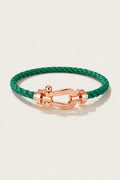 The Riviera Green Rose Gold Bracelet