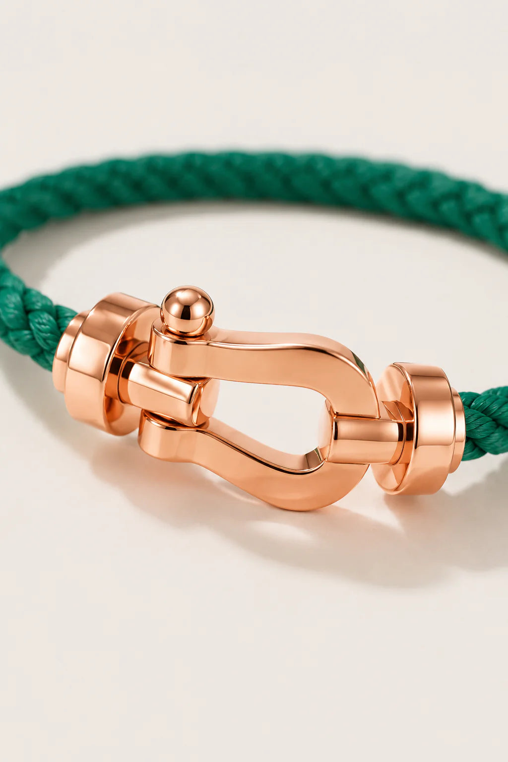 The Riviera Green Rose Gold Bracelet