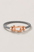 The Riviera Grey Rose Gold Bracelet