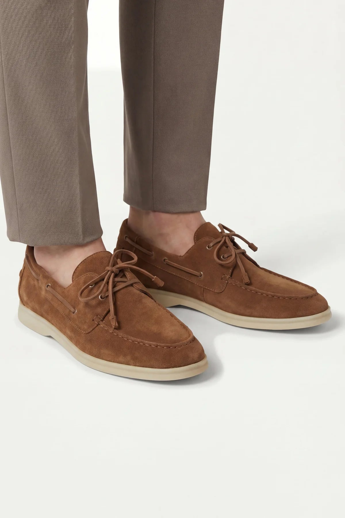 The Marina Yacht Brown Suede Loafer