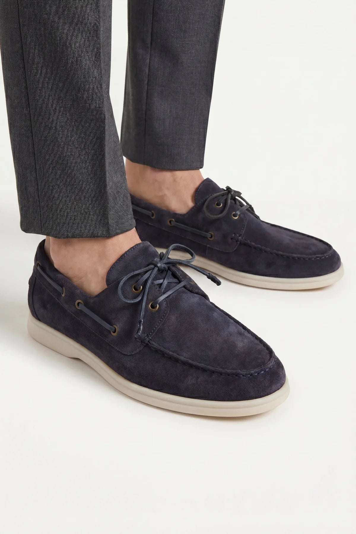 The Marina Yacht Navy Suede Loafer