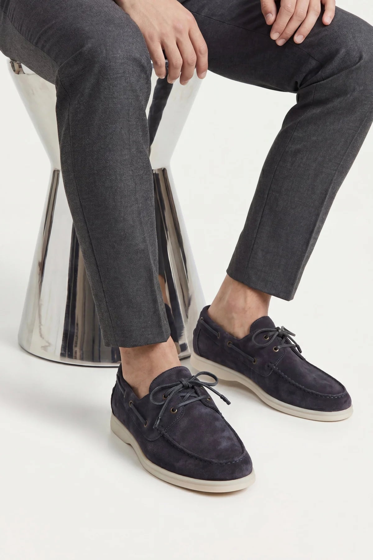 The Marina Yacht Navy Suede Loafer