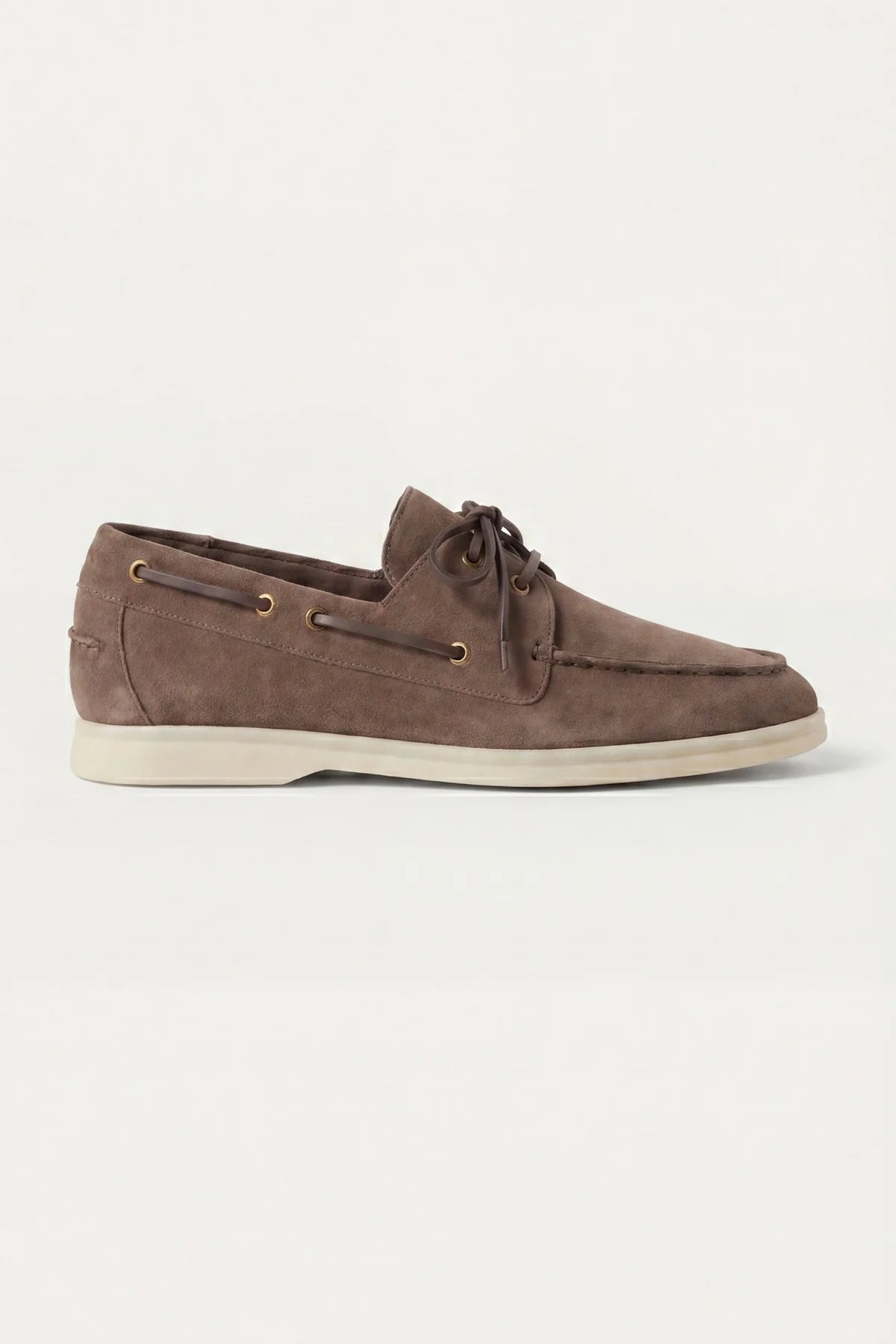 The Marina Yacht Tortora Suede Loafer