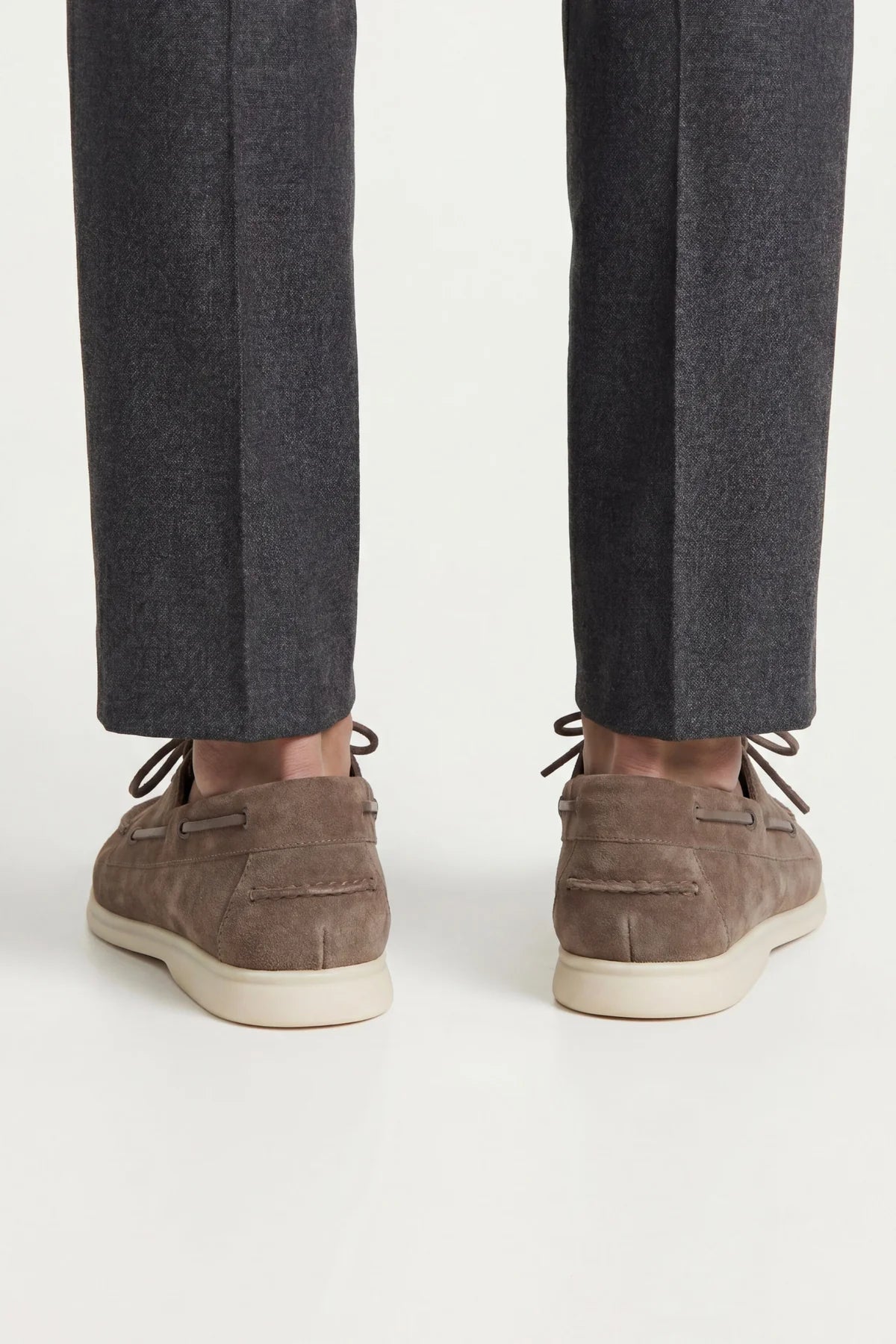 The Marina Yacht Tortora Suede Loafer