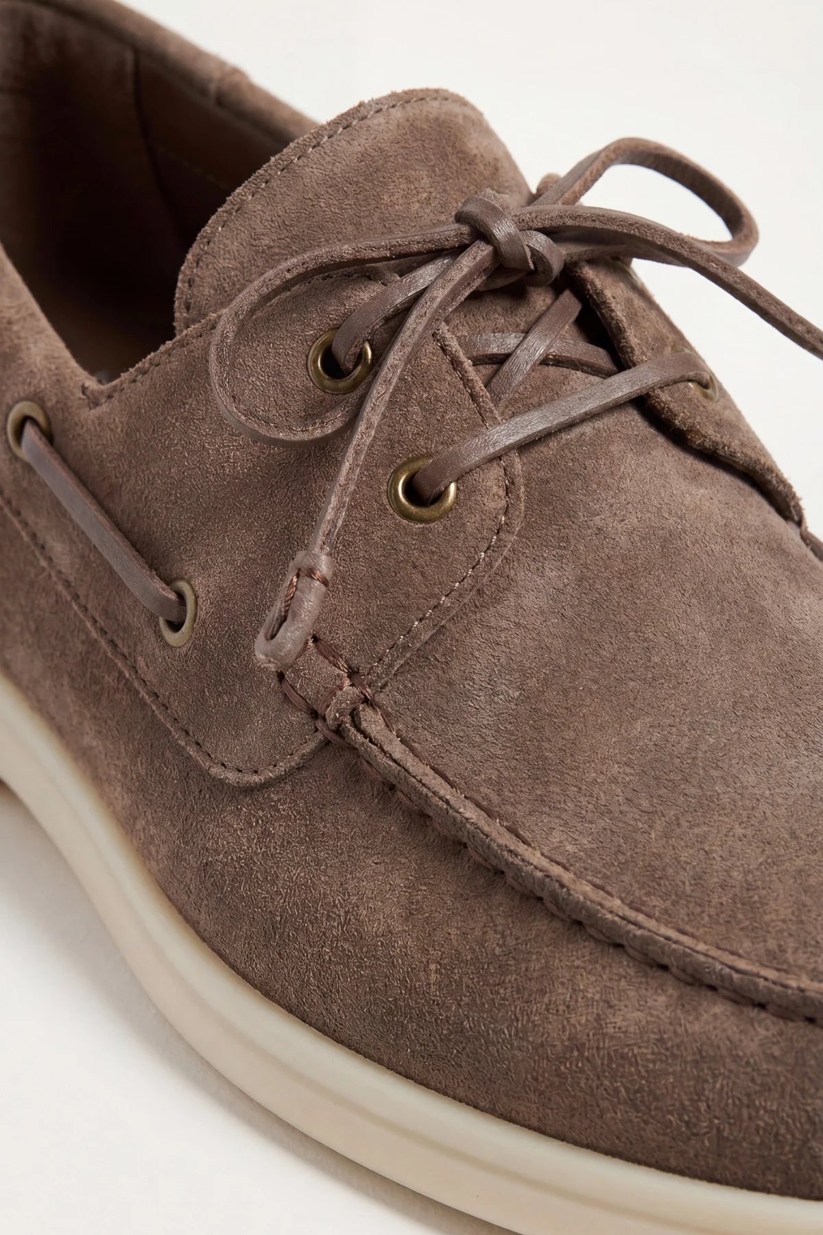 The Marina Yacht Tortora Suede Loafer