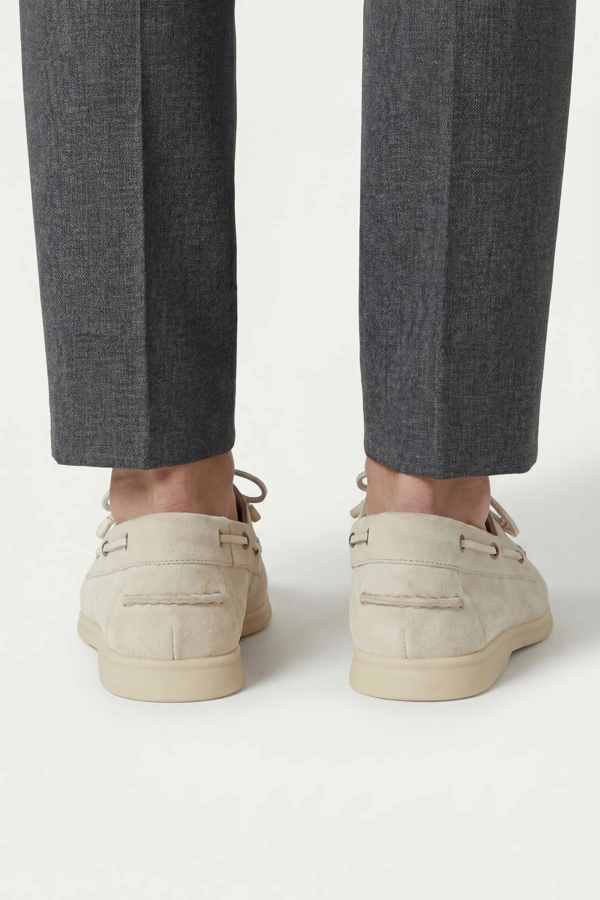 The Marina Yacht Cream Suede Loafer