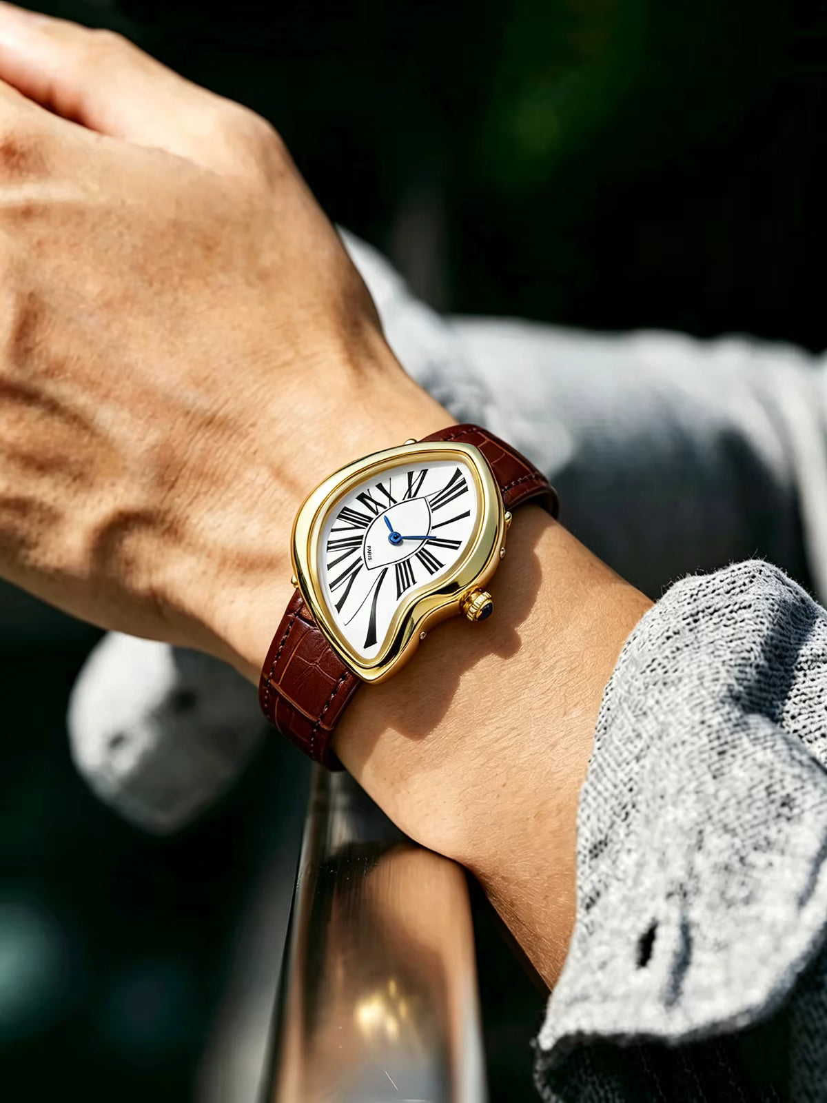 The Mirage Bordeaux/Gold Watch