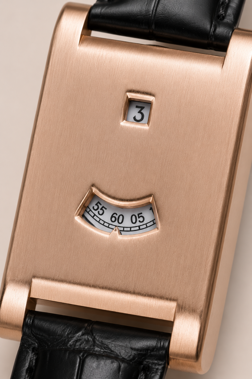 The Dolcevita Black/Rose Gold Watch