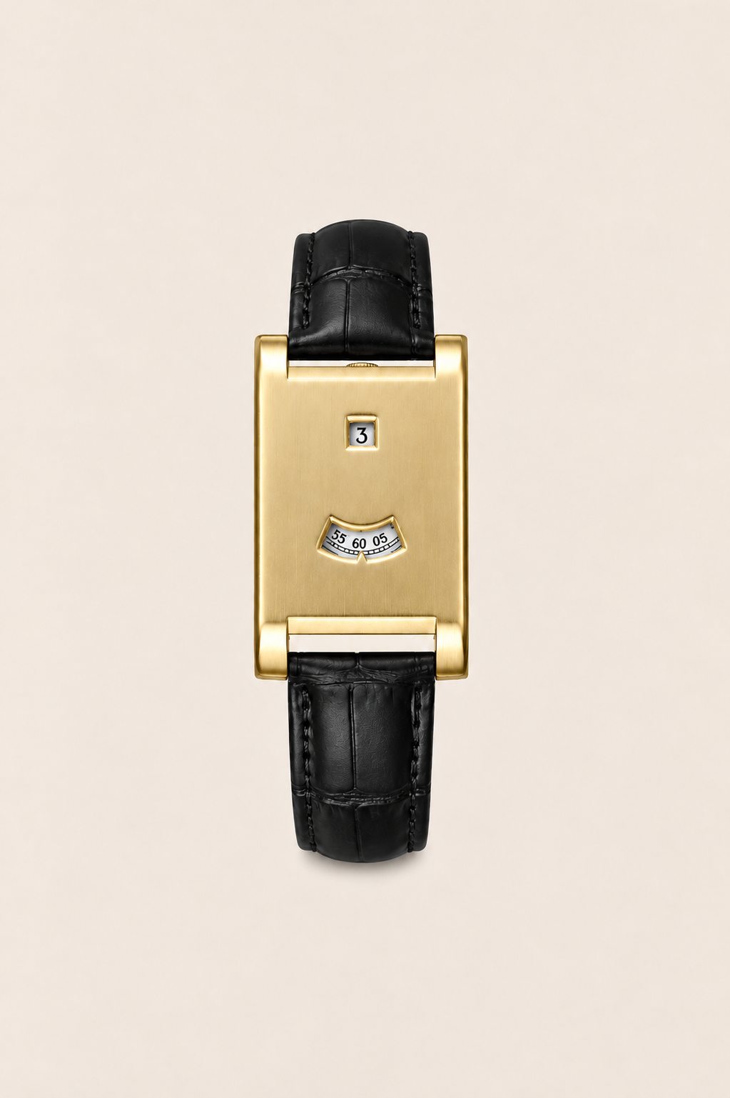 Die Dolcevita-Armbanduhr in Schwarz/Gold