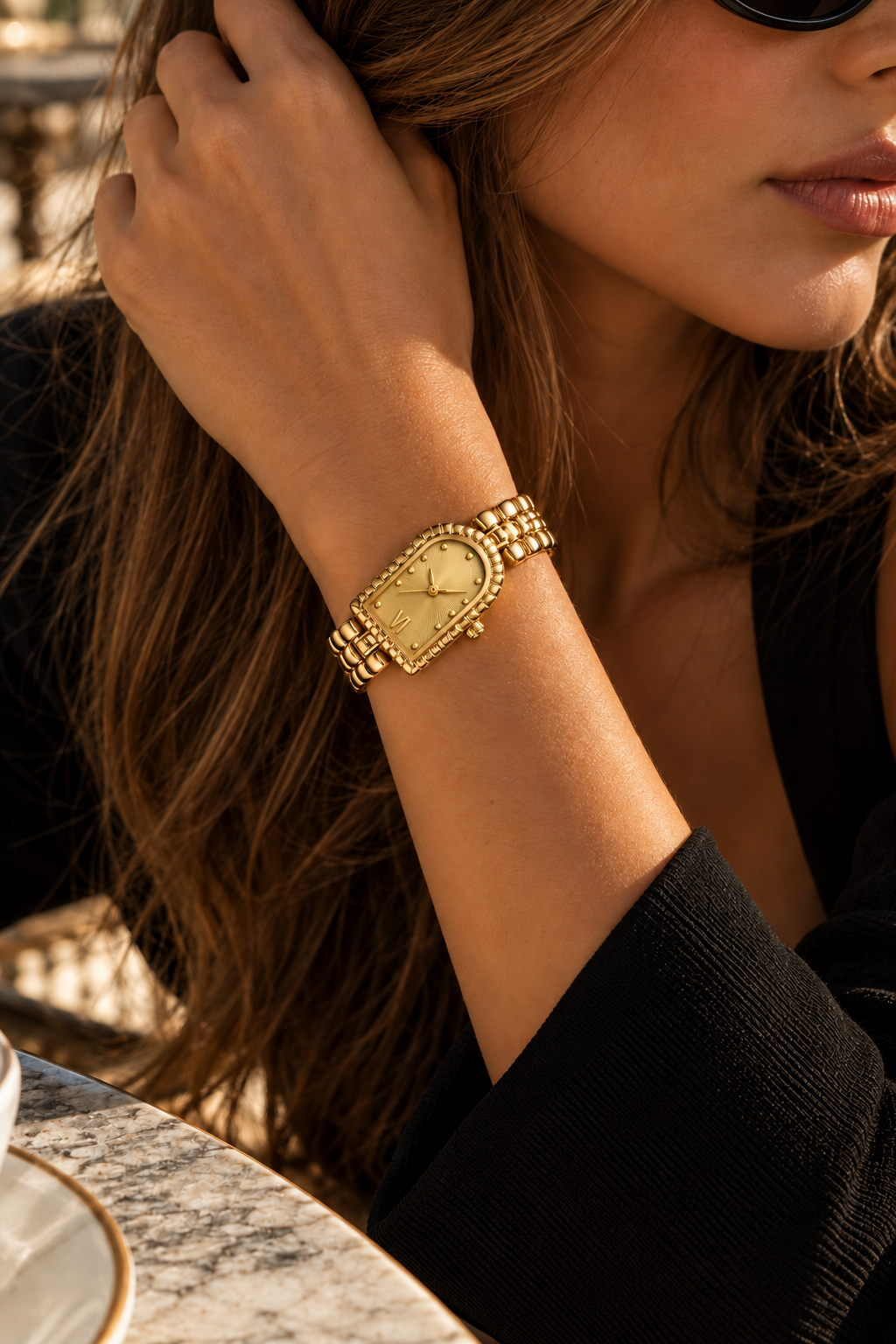 Die Amalfi Full Gold Uhr