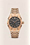The Monaco Rose Gold/Grey Watch