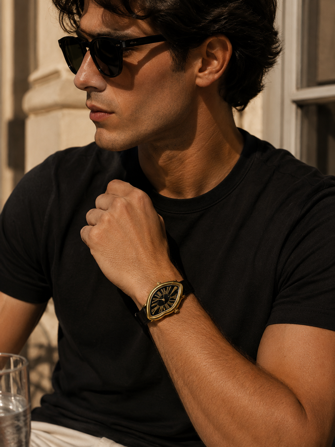 The Mirage Black/Gold Watch
