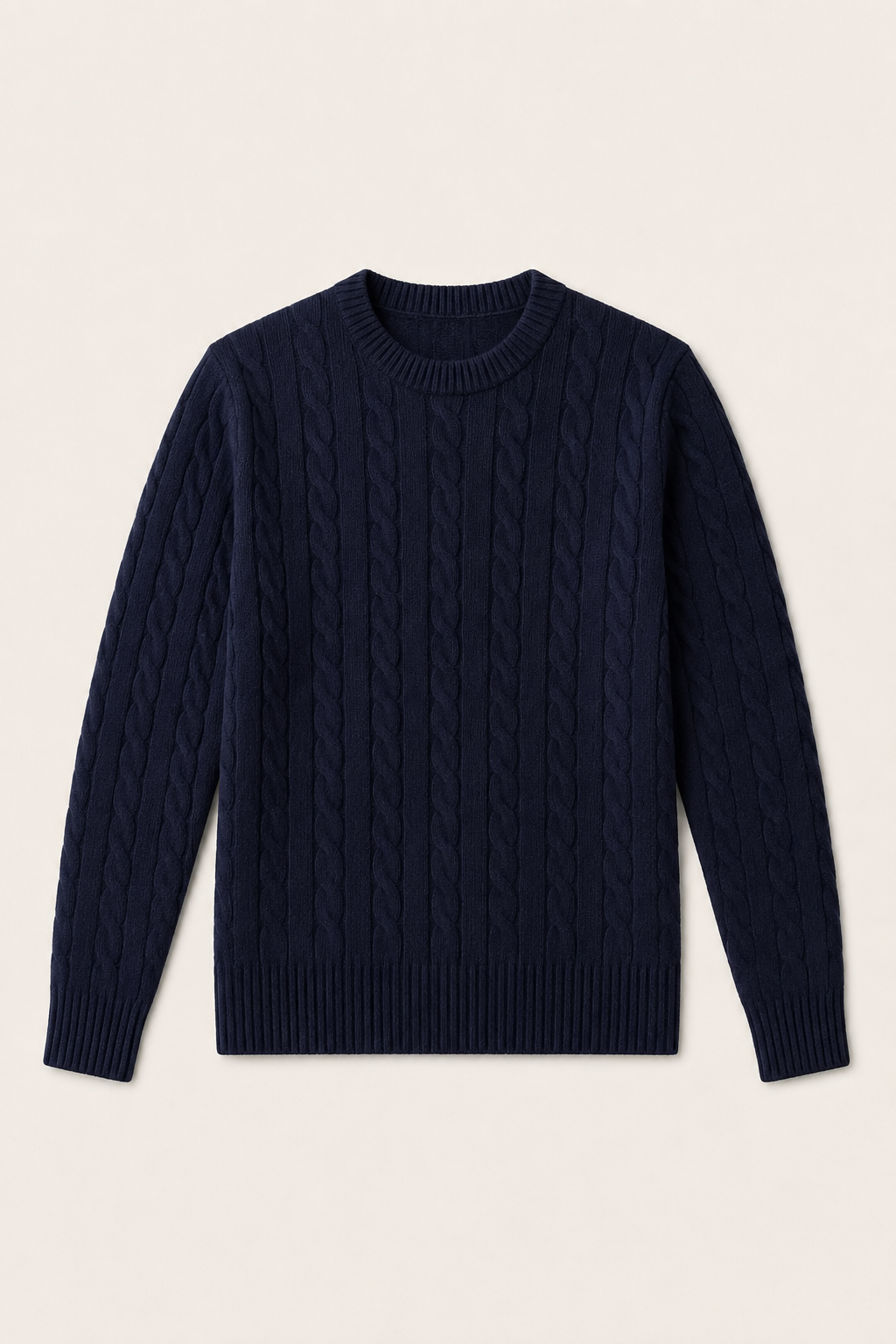 The Cortina Navy Cashmere Knit