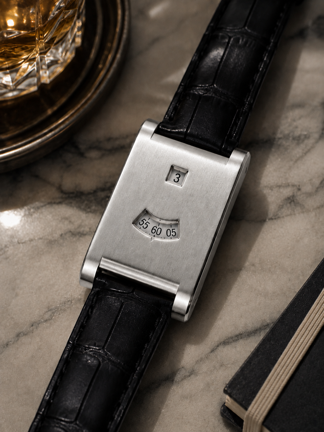 The Dolcevita Black/Silver Watch