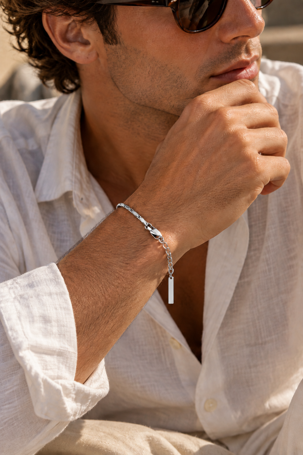 The Royal Wire Silver Bracelet