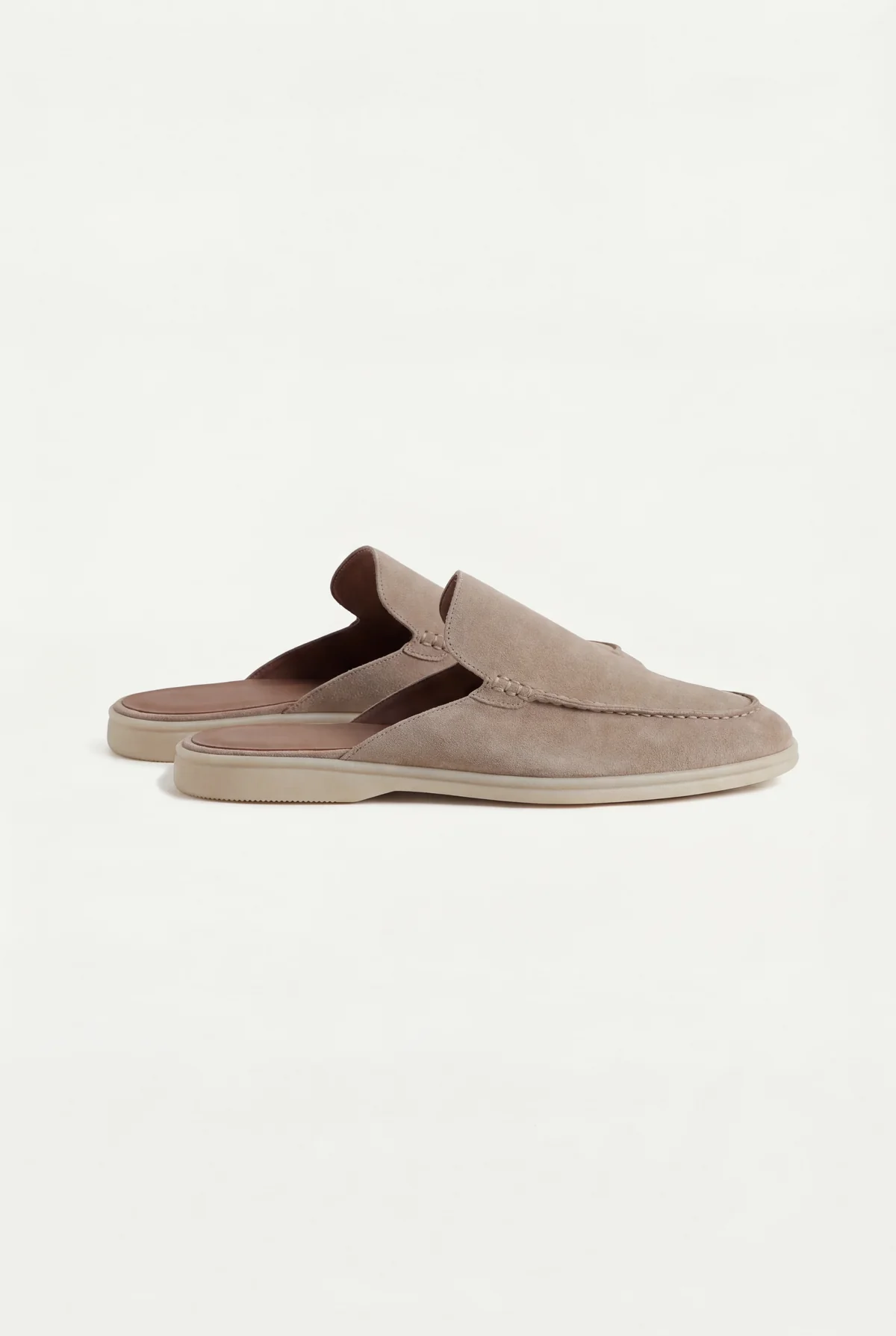 The Portofino Beige Yacht Mule