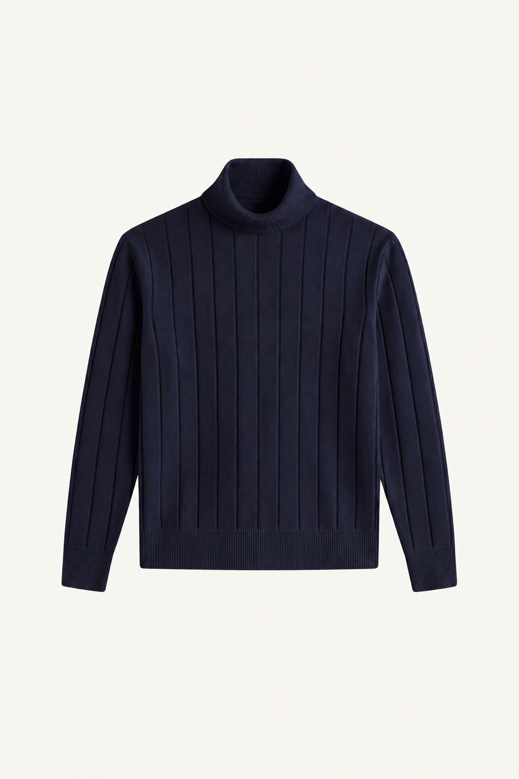 The Bolzano Wool Navy Turtleneck