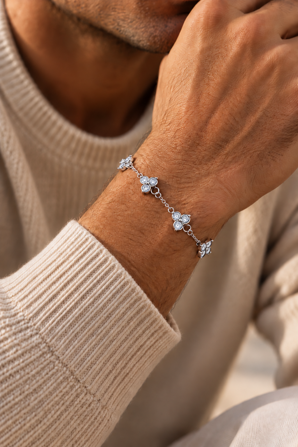 Das Fortuna-Armband in Eis/Silber